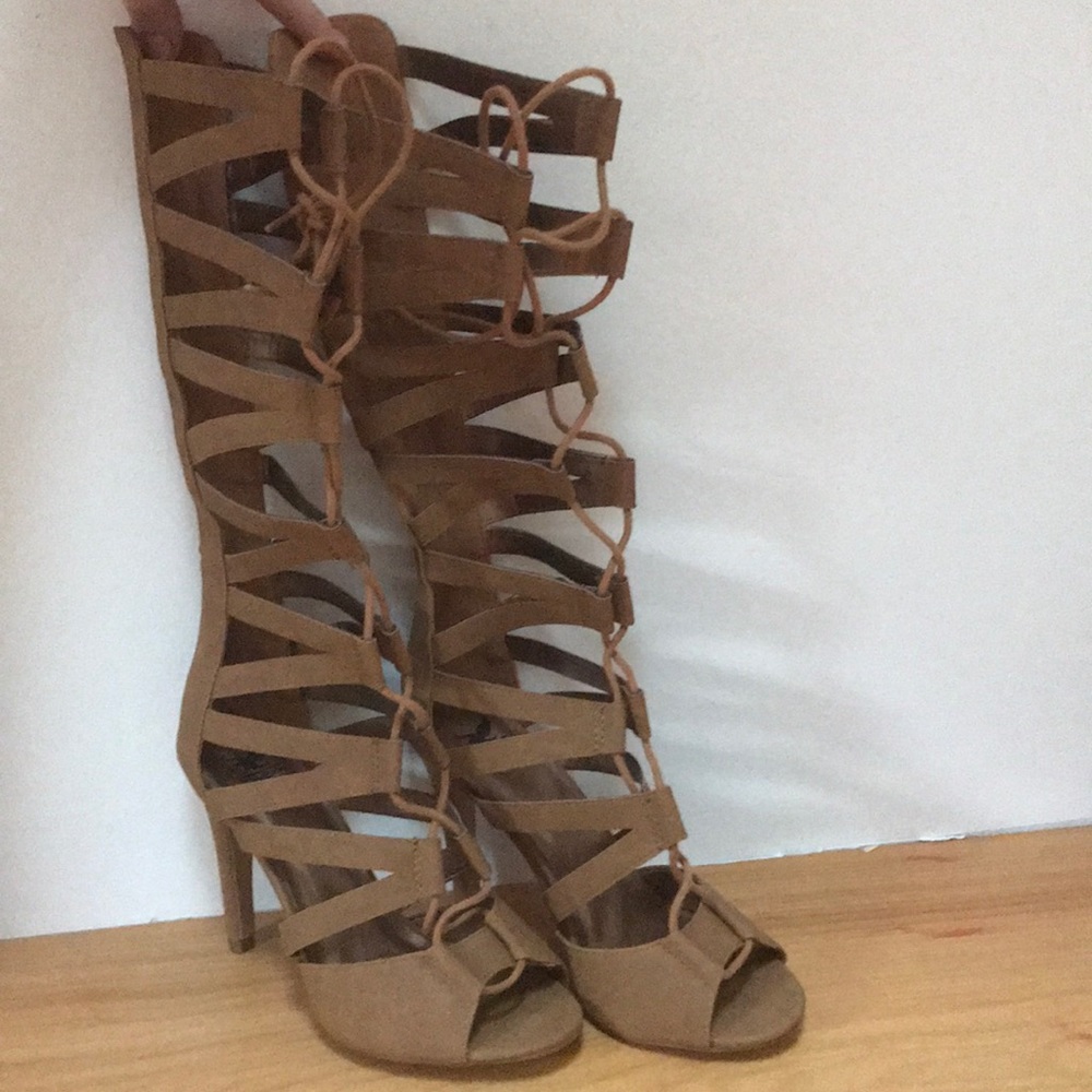 Lace up heels